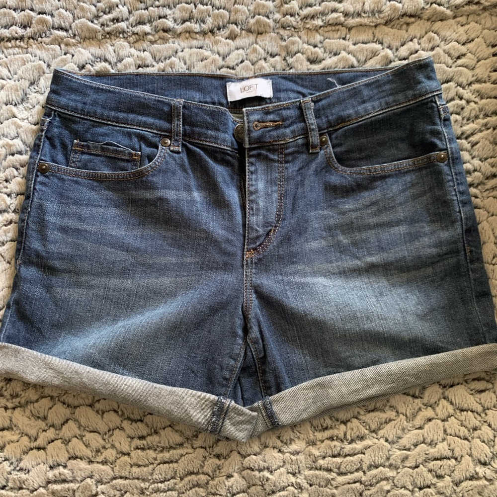 Loft denim shorts